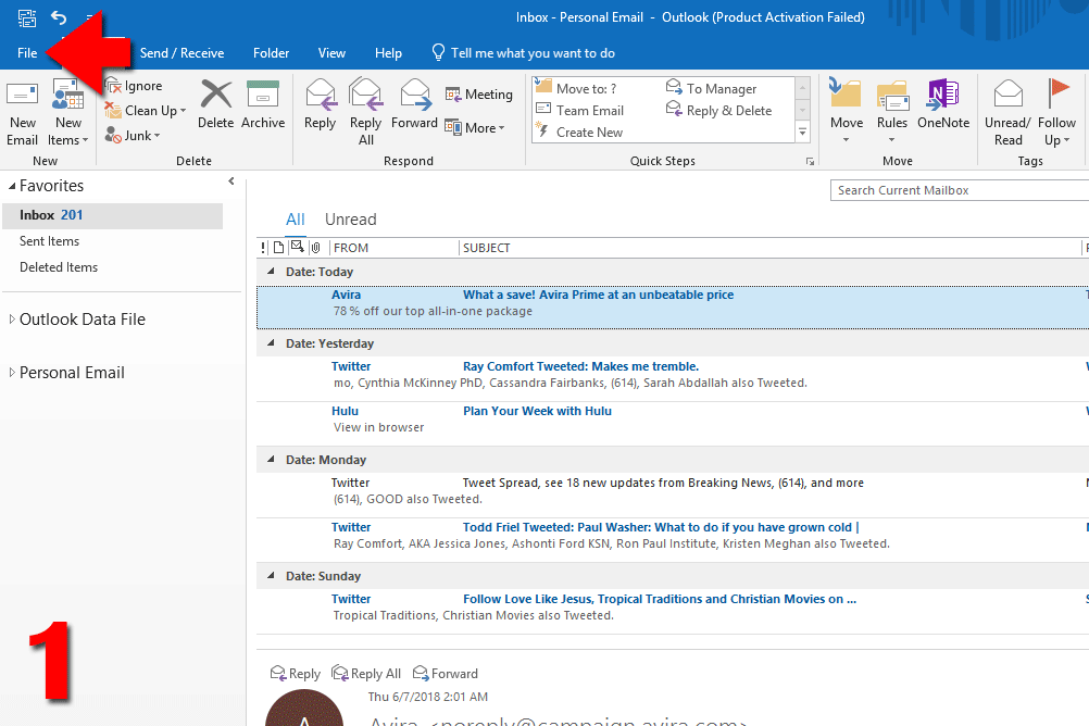 outlook mac out of office